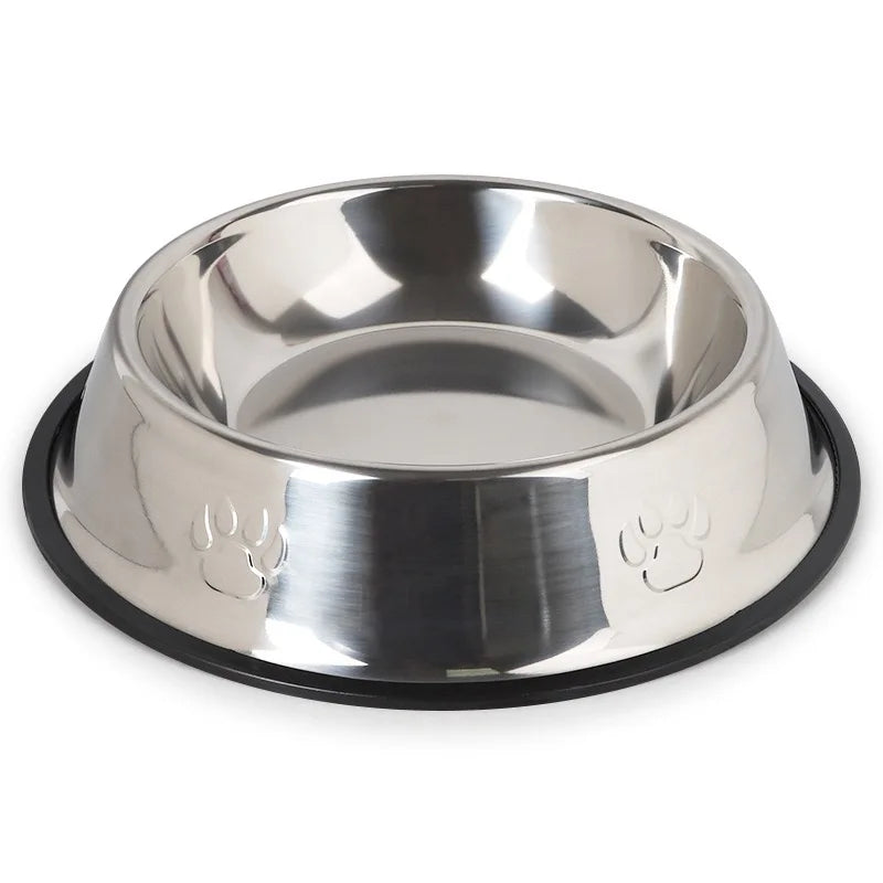 NanaTough Bowl – Premium Stainless-Steel Dog Bowl with Non-Slip Base & Spoon-2
