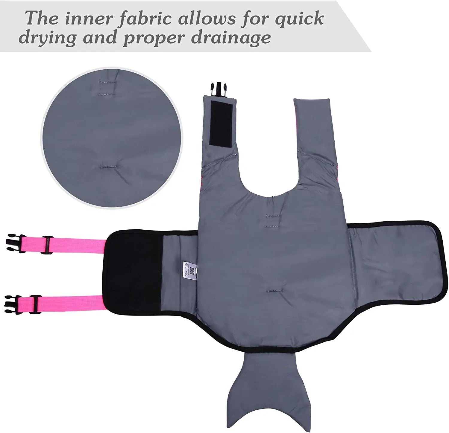 NanaTough SplashGuard Life Jacket – Stylish & Safe Dog Vest-2