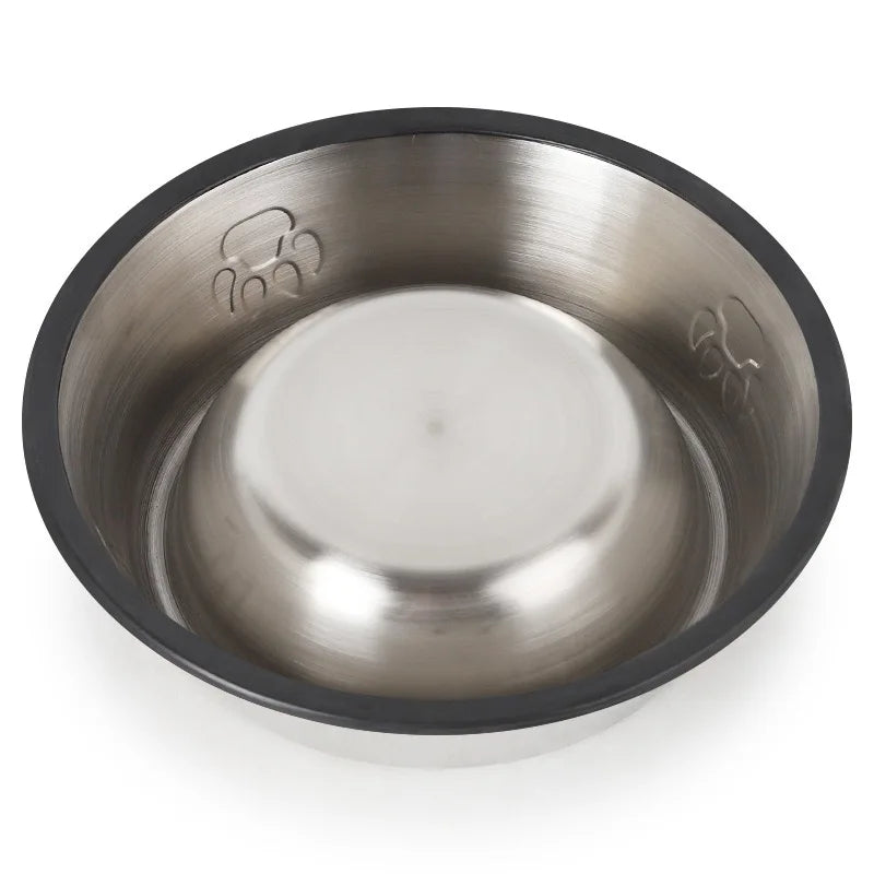 NanaTough Bowl – Premium Stainless-Steel Dog Bowl with Non-Slip Base & Spoon-3