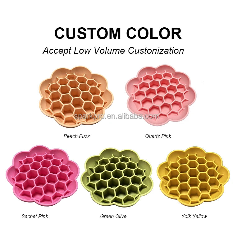 Nana’s Sun-Slow Feeder – Silicone Slow Feeder Dog Bowl for Healthy Eating & Bloat Prevention-4