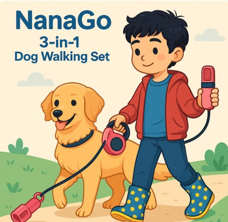 NanaGo - 3-in-1 Dog Premium Walking Set